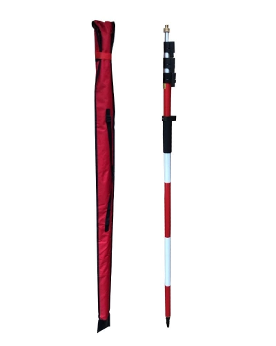 GPS Pole / Prism Pole 5.2m Ranging Pole Rod/Telescopic Optical Ranging Pole/Survey Accessories