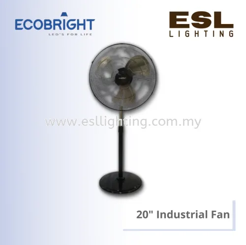 ECOBRIGHT 20" Industrial Stand Fan 155W - EB-20SF