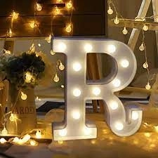 8.5inch Alphabet LED Light - R (AC-LED8R)