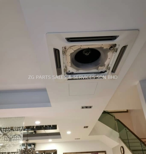 Ceiling Cassette Air Conditioner Service & Maintenance For Residential ( Perkhidmatan Penghawa Dingin Kaset Siling untuk Kediaman )