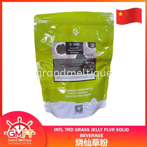 INTL TRD GRASS JELLY FLVR SOLID BEVERAGE 1KG