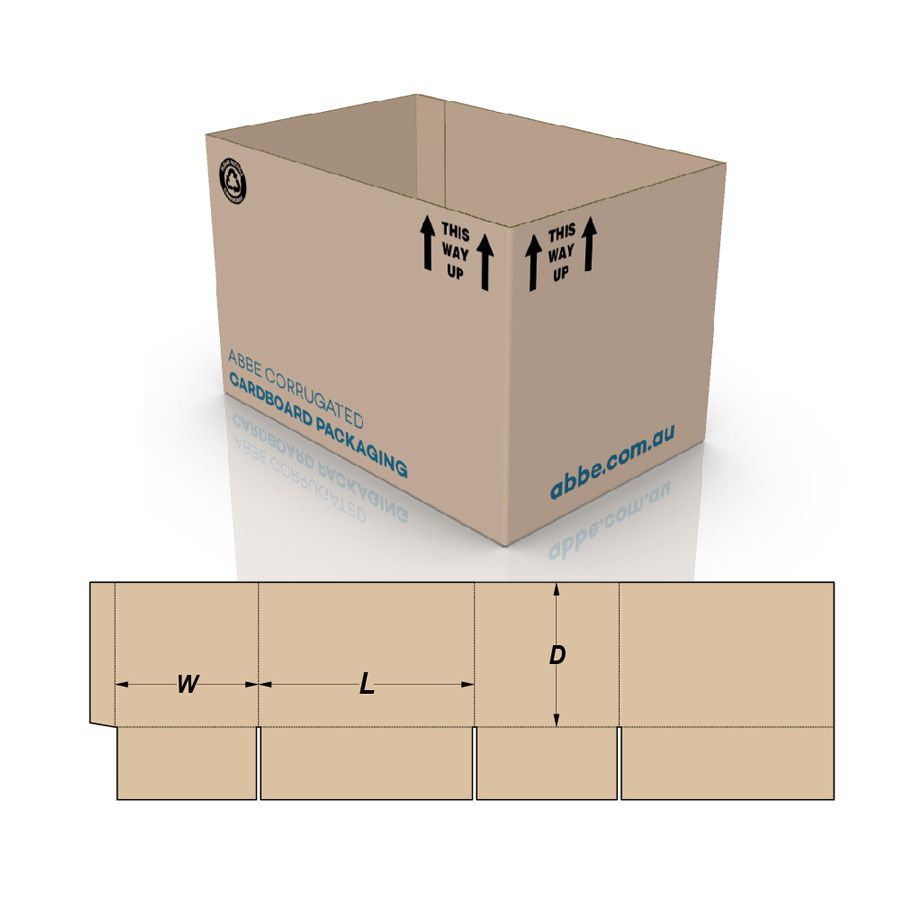 Half Slotted Carton Box