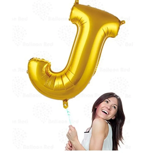 40inch Foil Balloon Alphabet J - Gold (FB-40-JG)