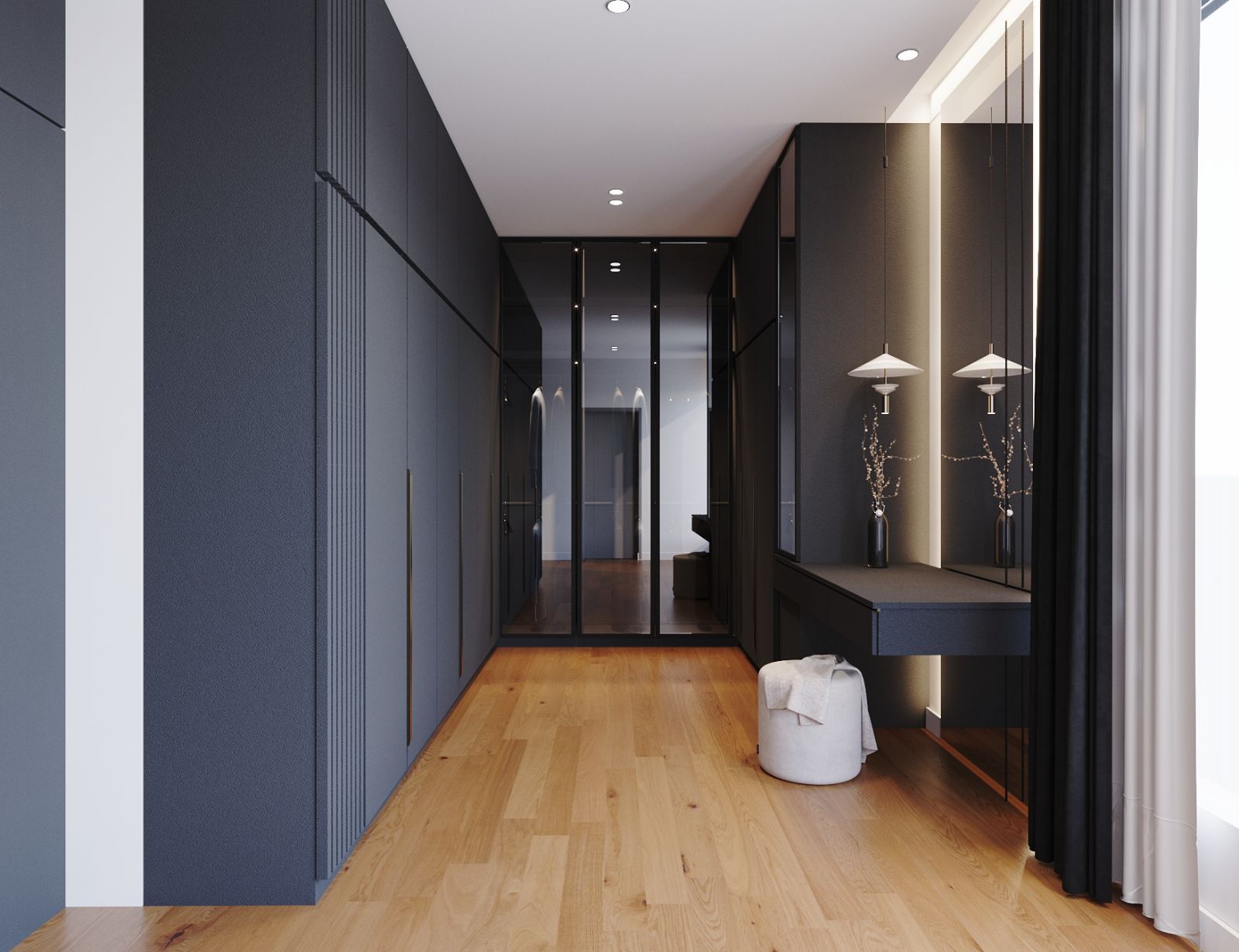 WALK IN CLOSET - SILVER - LTH
