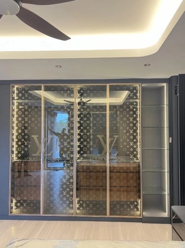 Customade Premium Bedroom Wardrobe | Glass Sliding Door Premium Design Wardrobe | Almari Pakaian Premium Lampu Sliding Door Kaca | Waardrobe Furniture Store | KL | Cheras | Penang | Bertam | Kepala Batas | Jitra | Sik | Alor Setar