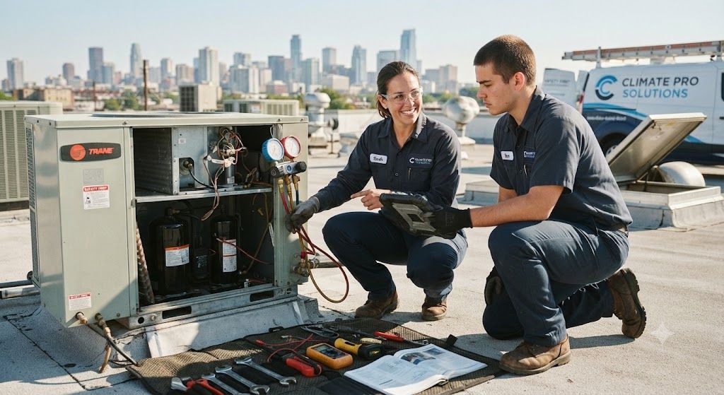 HVAC maintenance and servicing skills