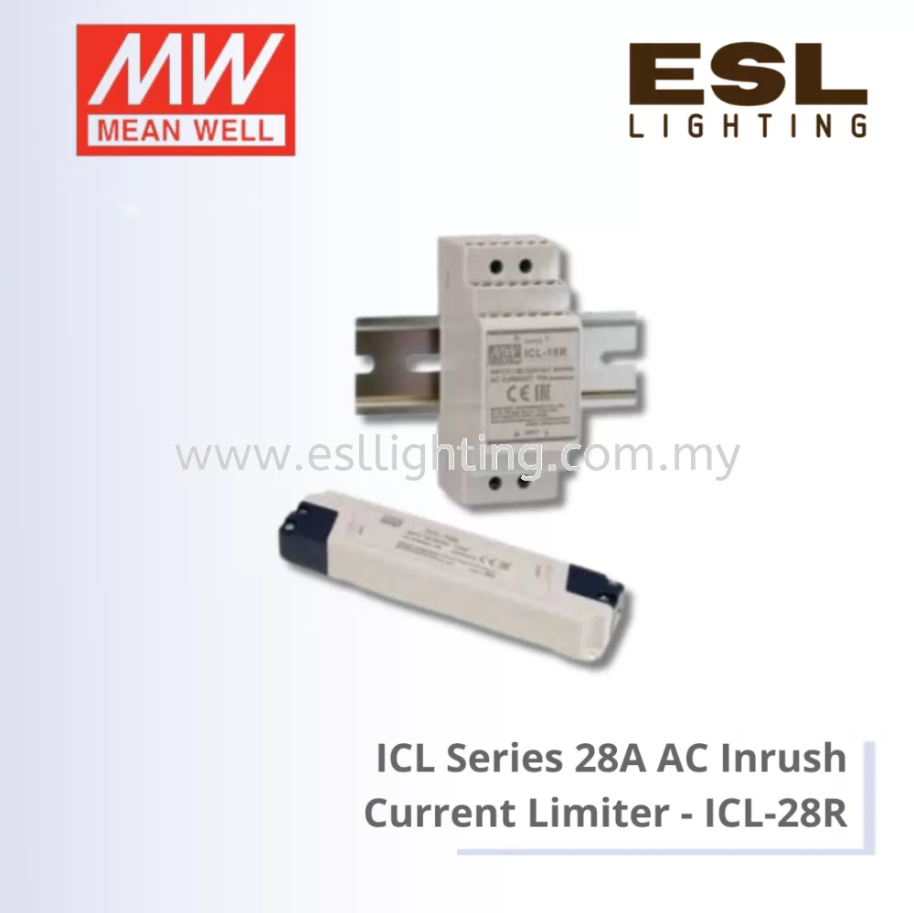 MEANWELL ICL Series 16A/28A AC Inrush Current Limiter - ICL-28R