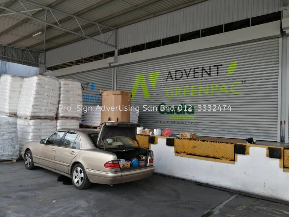 ROLLER SHUTTER HAND PAINTING (ADVENT PACKAGING, KLANG, 2019)