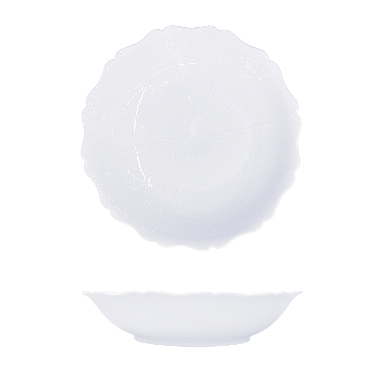 YGB-12.5'' -lotus-heart-round-soup-bowl-月光白-12.5-莲心圆汤碗
