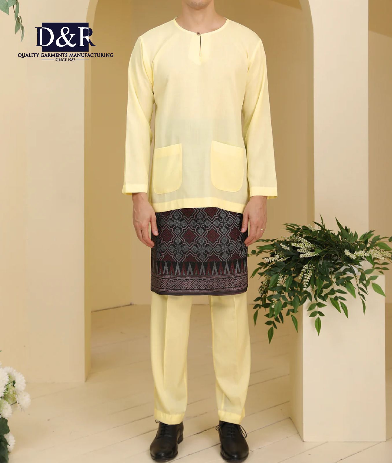 Baju Melayu Johor Set - Elegan Berbaur Budaya | #OEM Busana Muslim