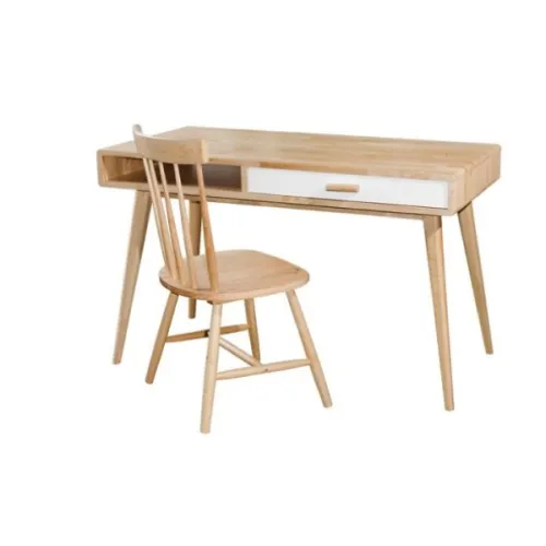 HOLLYWOOD Writing Table + Twiggy Chair Natural