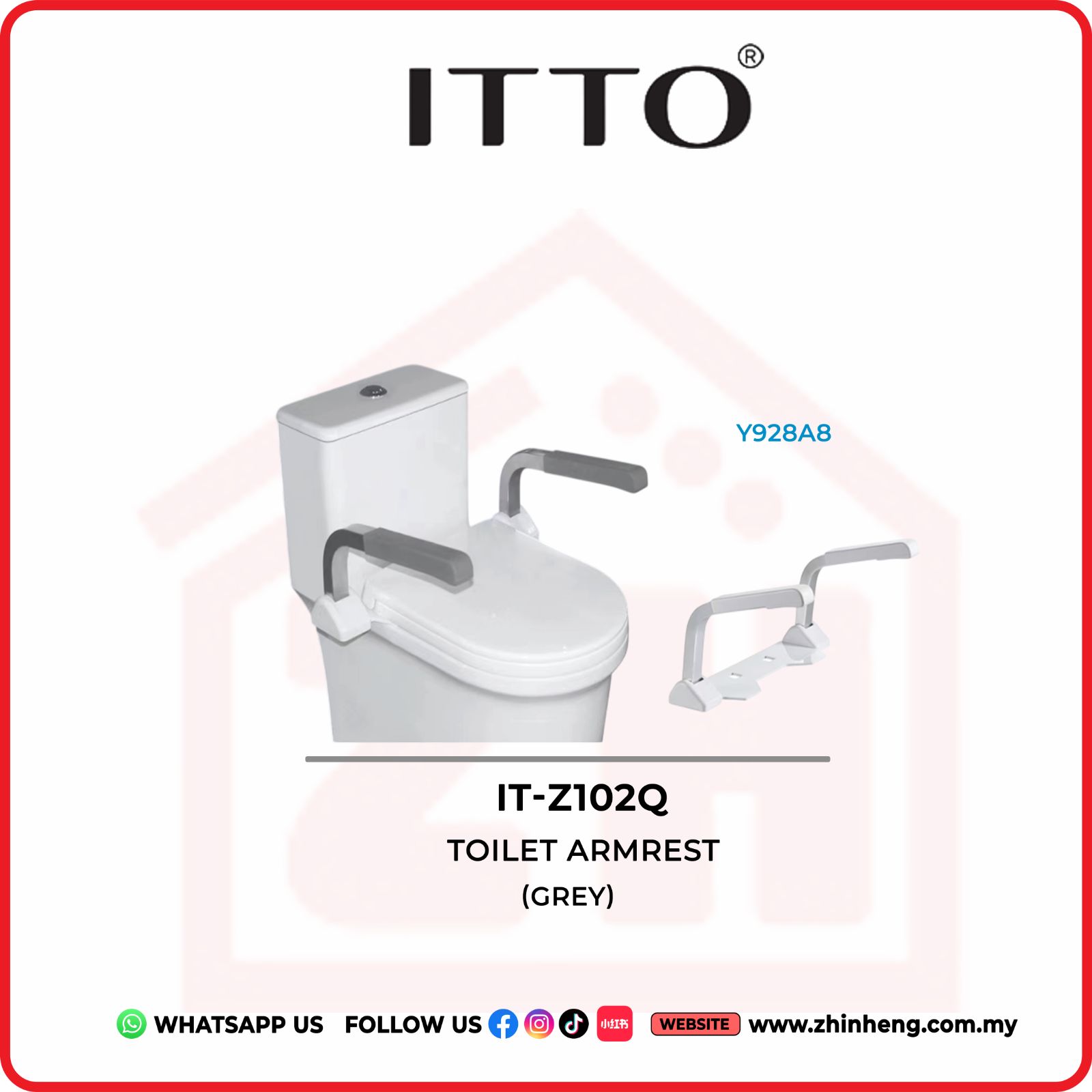 ITTO TOILET ARMREST  IT-Z102Q