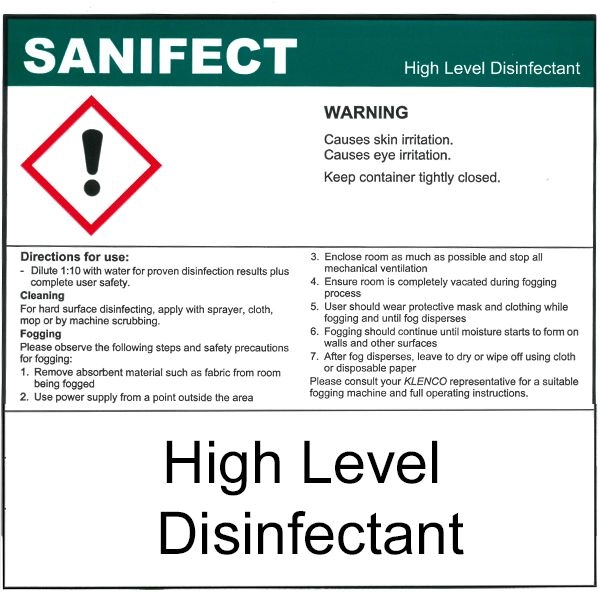 SANIFECT - HIGH LEVEL SURFACE DISINFECTANT