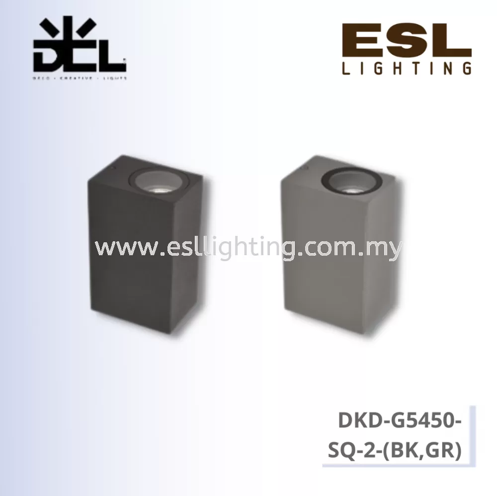 DCL OUTDOOR LIGHT DKD-G5450-SQ-2-(BK,GR)