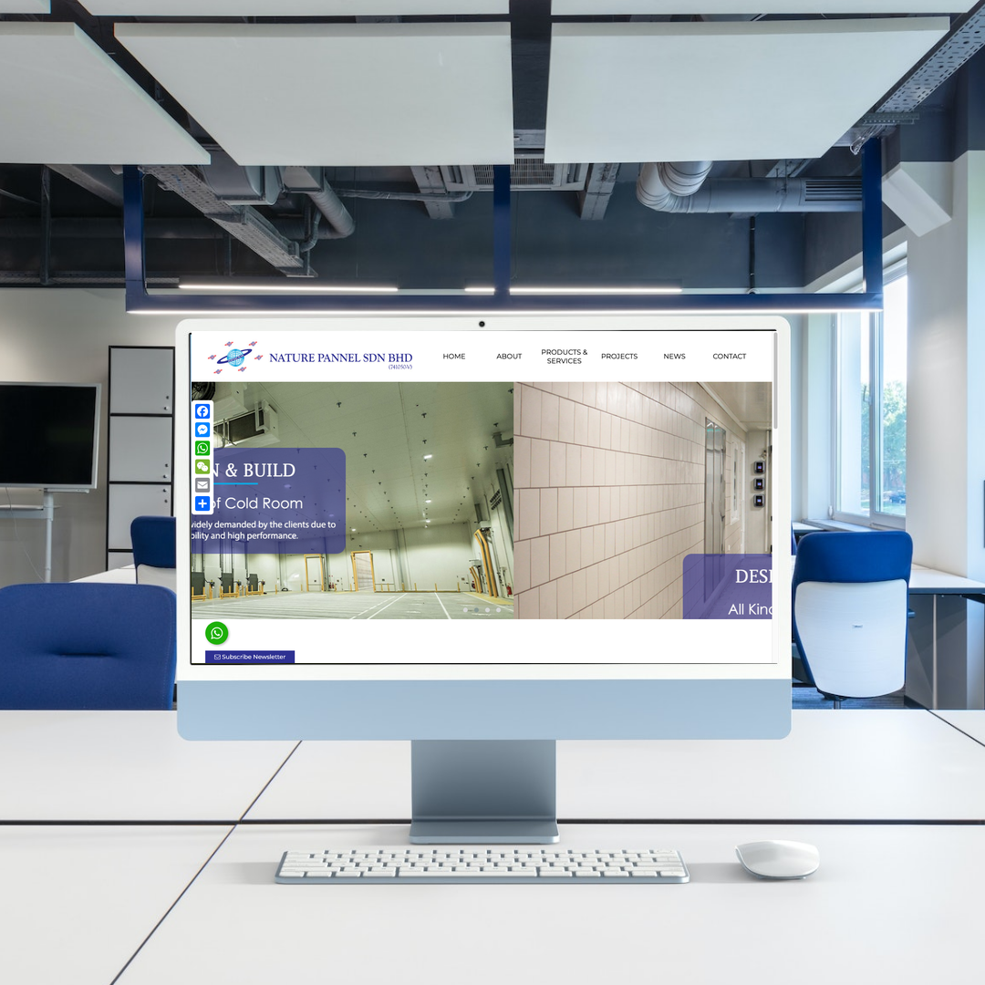 NATURE PANNEL SDN. BHD. Website Design & SEO Case Study | Cold Room Kajang in Kuala Lumpur