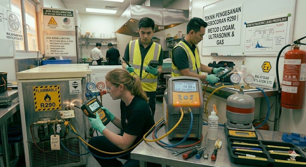R290 leak detection methods