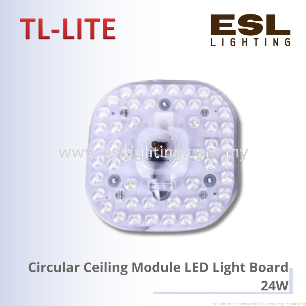 TL-LITE Circular Ceiling Module LED Light Board - 24W