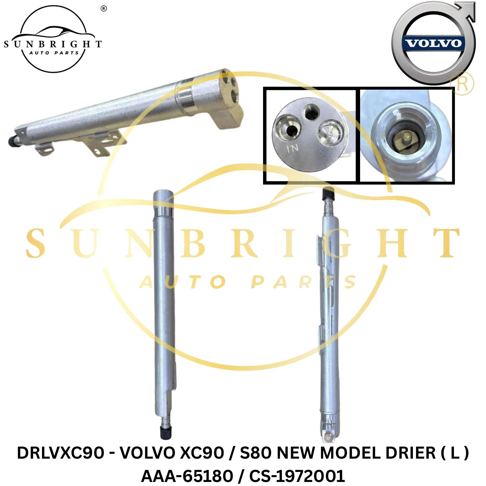 DRLVXC90 - VOLVO XC90 / S80 NEW MODEL DRIER ( L ) AAA-65180 / CS-1972001