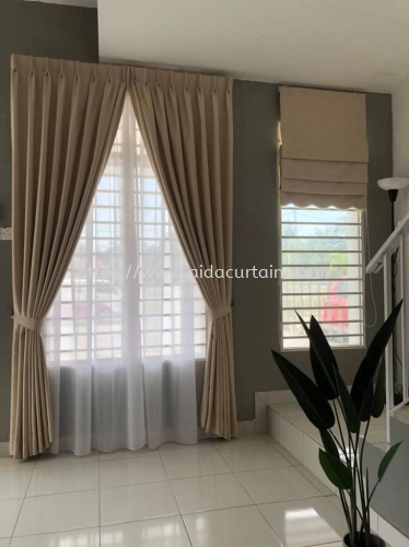 Double Pleat Curtains Maker at Klang, Shah Alam, Bukit Kemuning, Kota Kemuning