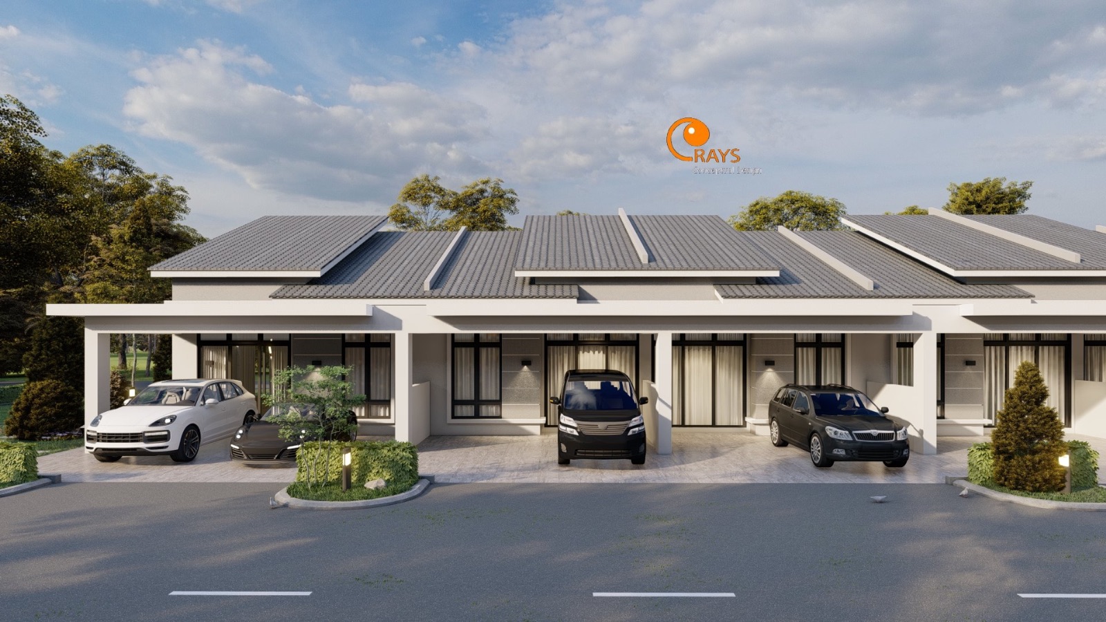 单层排屋｜Rumah Mampu Milik · Sawit Warisan