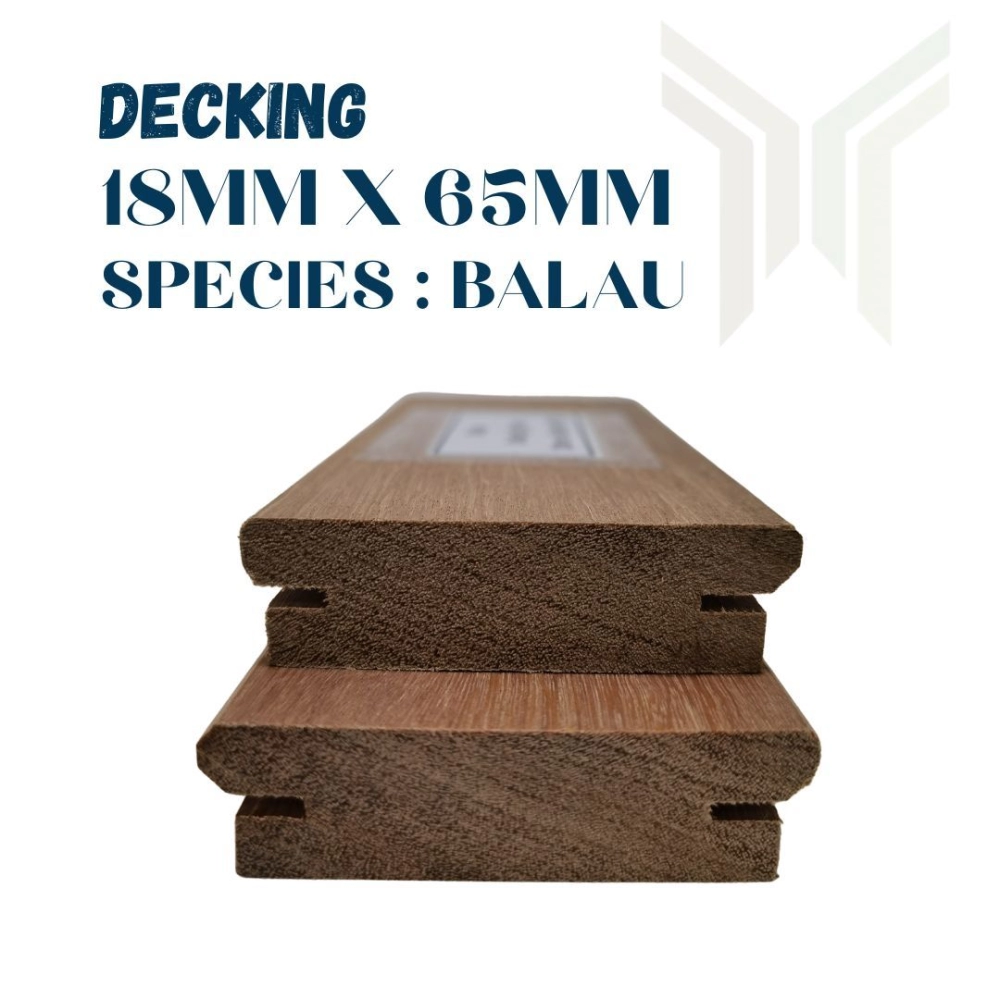 Decking 18mm x 65mm (P013) - Balau