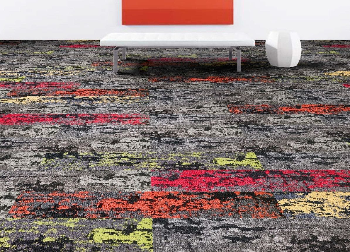Carpet Tile ~ JM/Color Point (25cm x 100cm) +/- 8.0mm