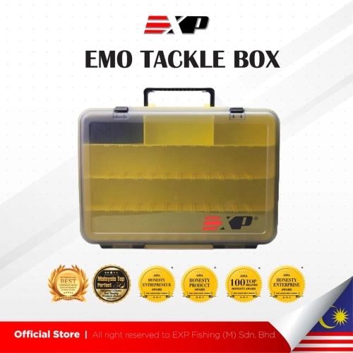 EXP Fishing Emo Tackle Box Custom Slot Available Premium Quality | Custom slot available | Kotak pancing