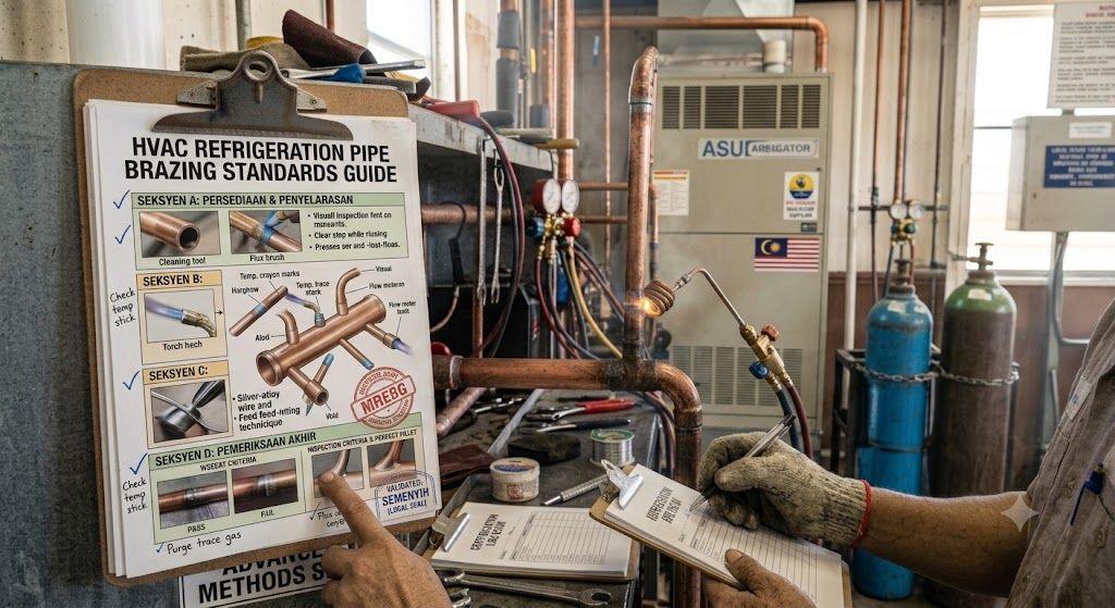 HVAC refrigeration pipe brazing standards guide