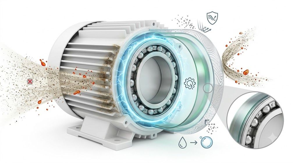 Electric Bearing Dust and Corrosion Shield Service