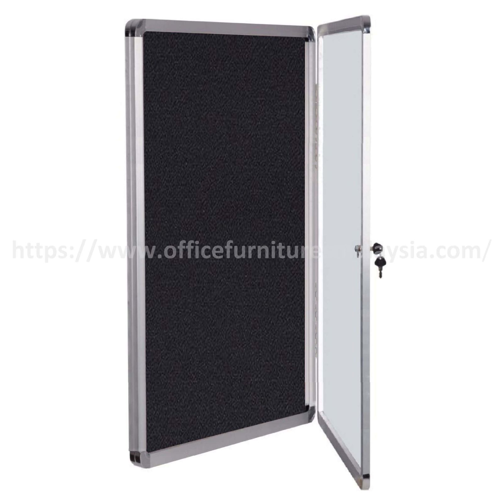 3 ft x 6 ft Display Case Notice Fabric Board OFMDCT36
