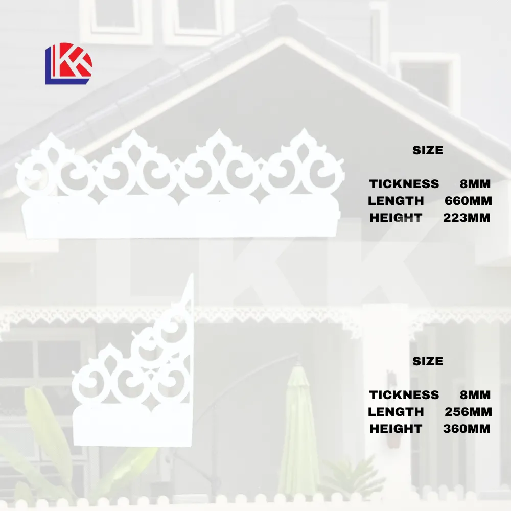 ROOF SKIRTING / PAPAN MANIS PLASTIK