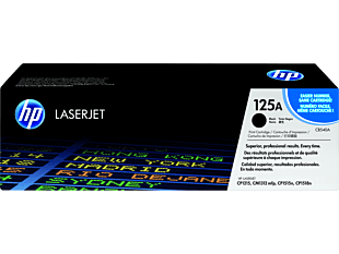 HP 125A Black Original LaserJet Toner Cartridge CB540A