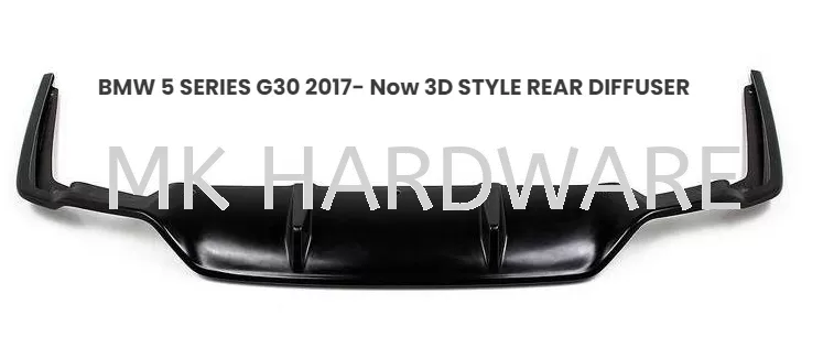 BMW 5 SERIES G30 2017- Now 3D STYLE REAR DIFFUSER