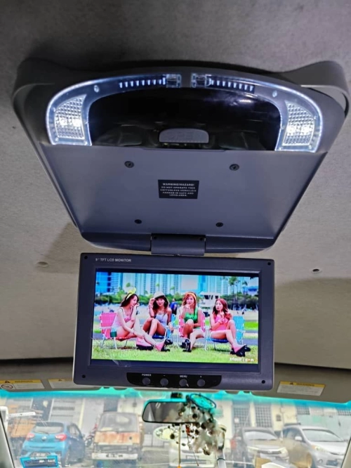 Proton exora 9" fhd roof led monitor - YEE KONG TRADING SDN BHD