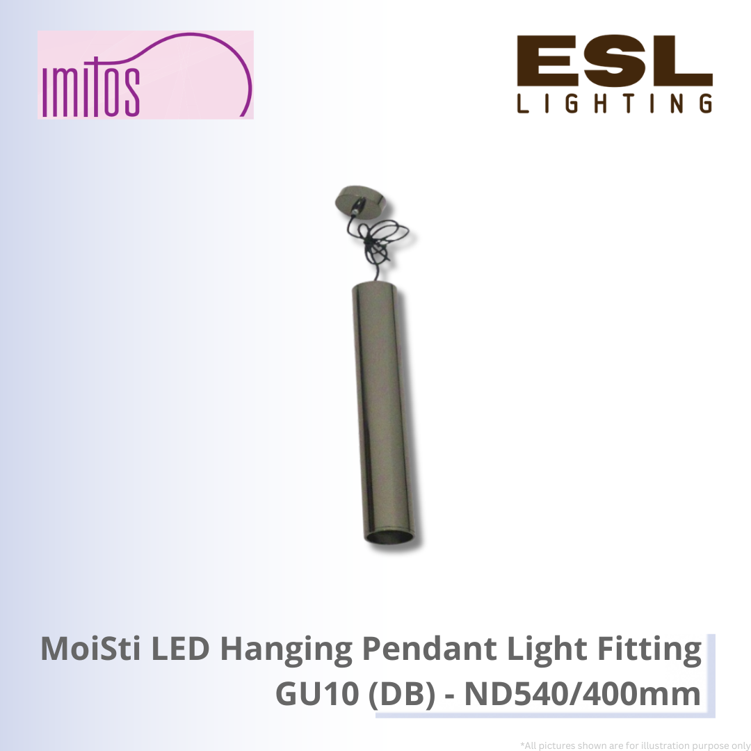 IMITOS MoiSti LED Hanging Pendant Light Fitting GU10 (DB) - ND540/400mm