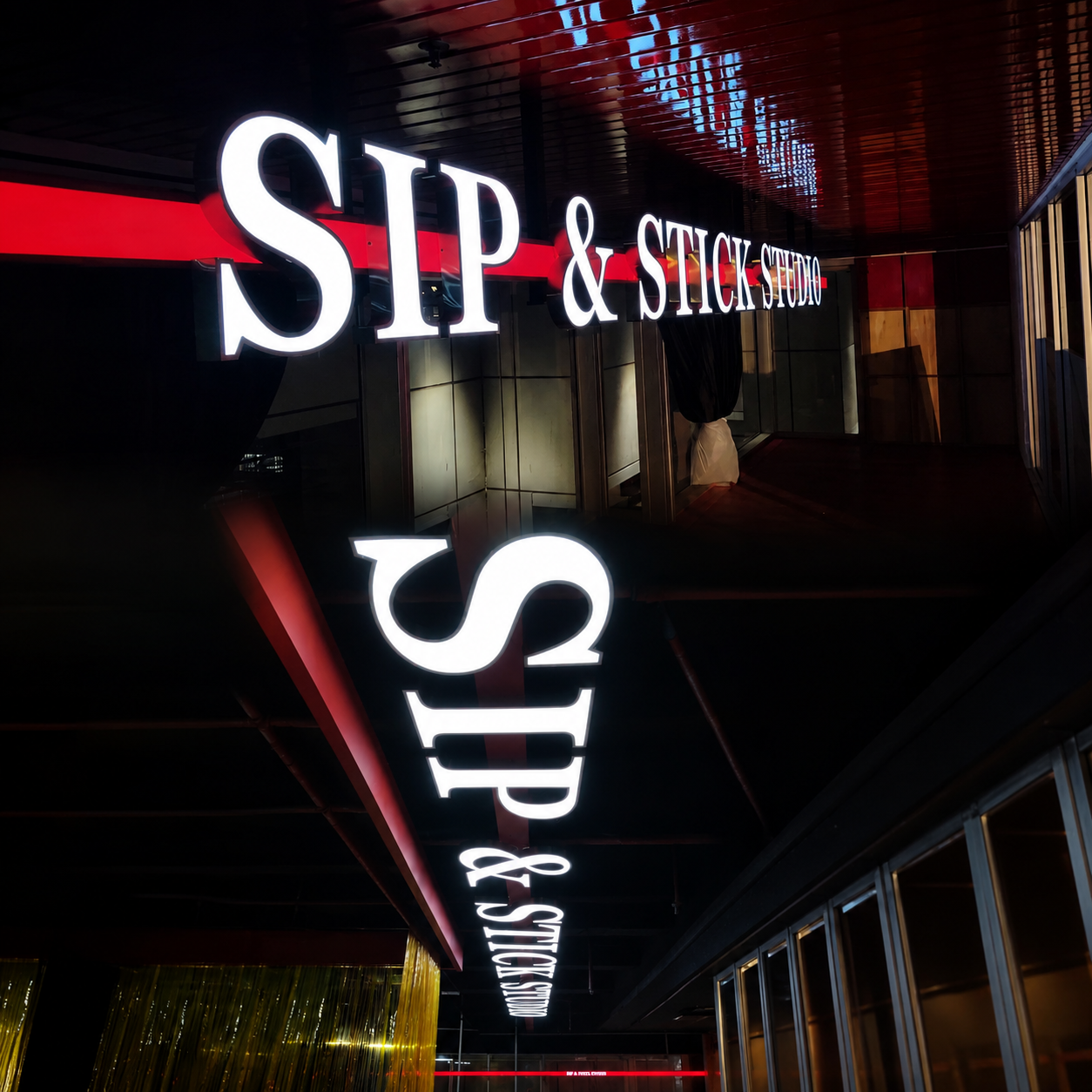 LED 3D Box Up Lettering Signage | Interior Signboard