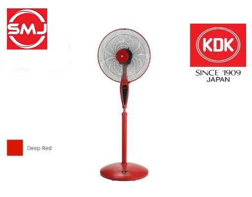 KDK KX-405 16" Stand Fan (Red/Metal Grey)
