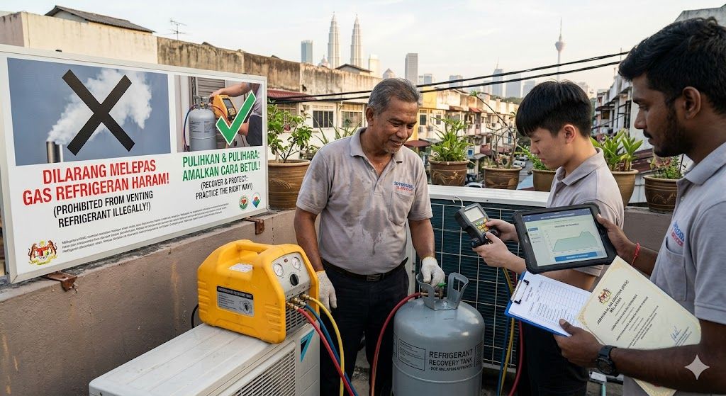 HVAC refrigerant emission control Malaysia