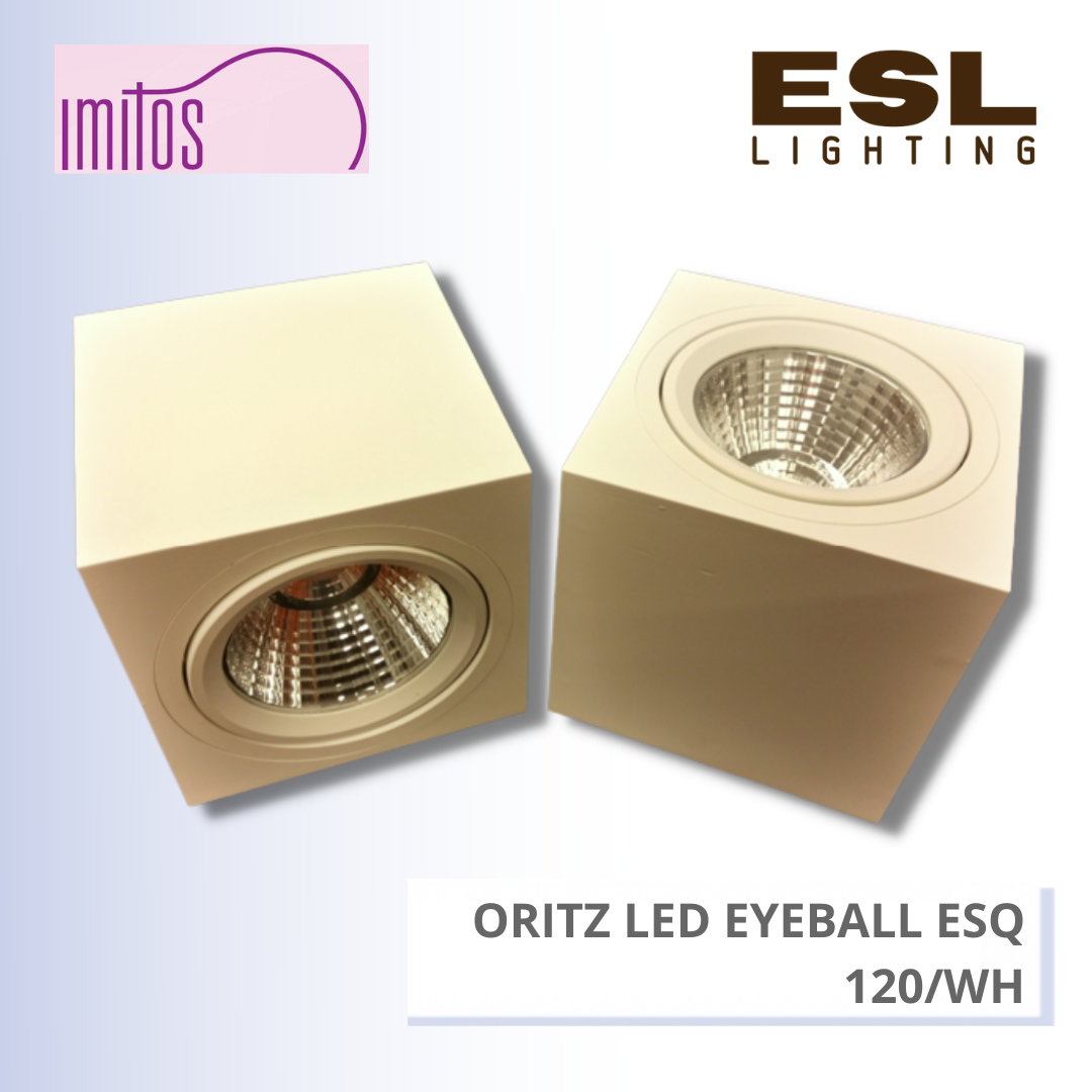 IMITOS ORITZ LED SURFACE EYEBALL SQUARE ESQ 120/WH 20W