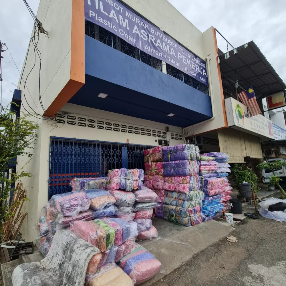 Tilam Murah Gulung Hostel Single bed Mattress Asrama tilam Supplier pembekal tilam Penang Utara 2 inches