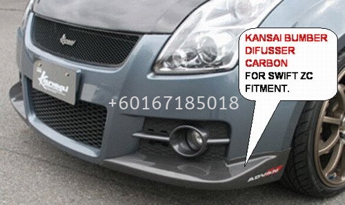 2005 2006 2007 2008 2009 2010 2011 suzuki swift zc31s sport fornt lip diffuser hks kansai style for swift sport add on upgrade hks kansai style performance look real carbon fiber material new set SWIFT KANSAI SUZUKI  Johor Bahru JB Malaysia Supply, Supplier, Suppliers | Vox Motorsport