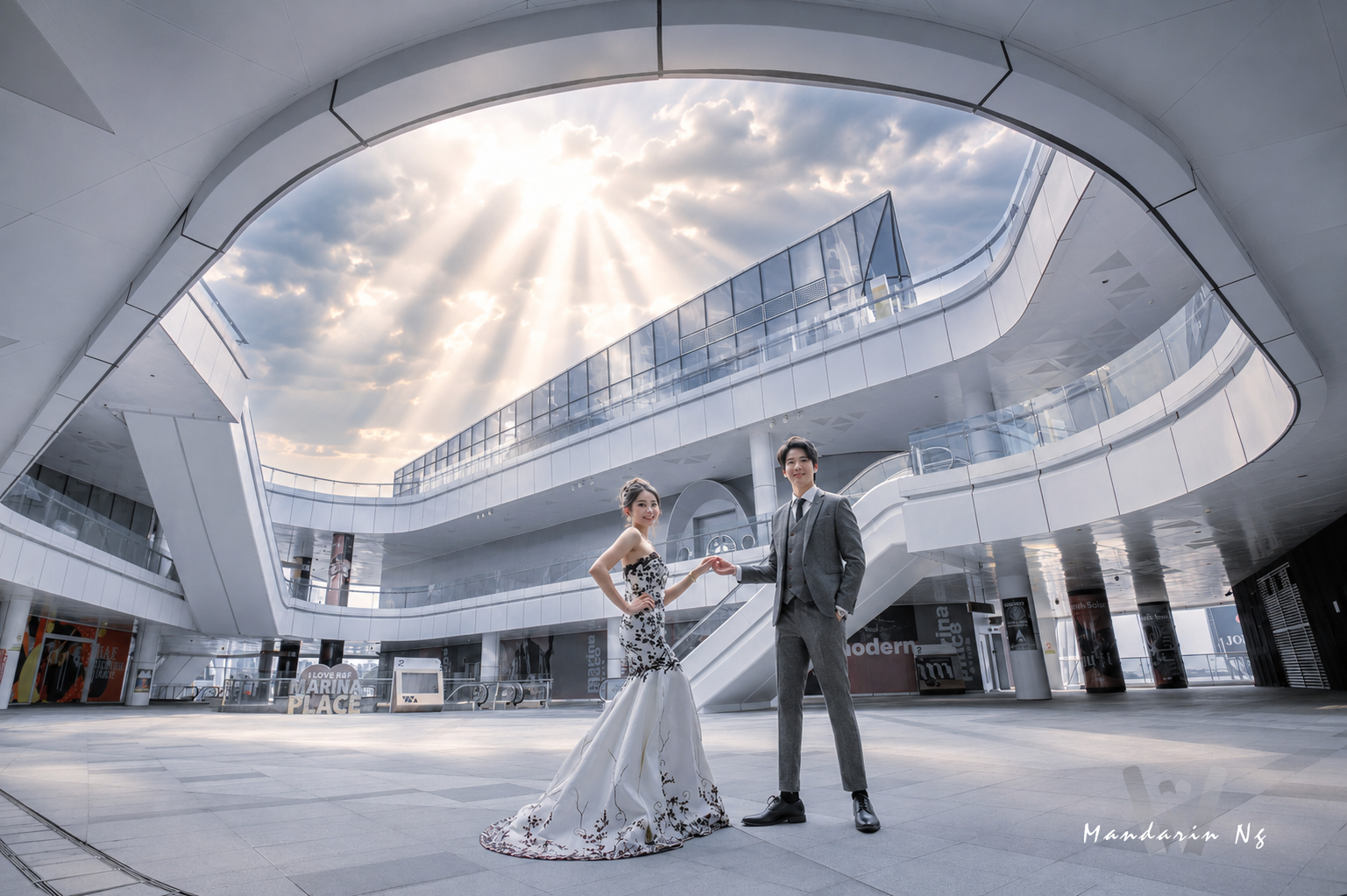 Architectural Pre Wedding Shoot