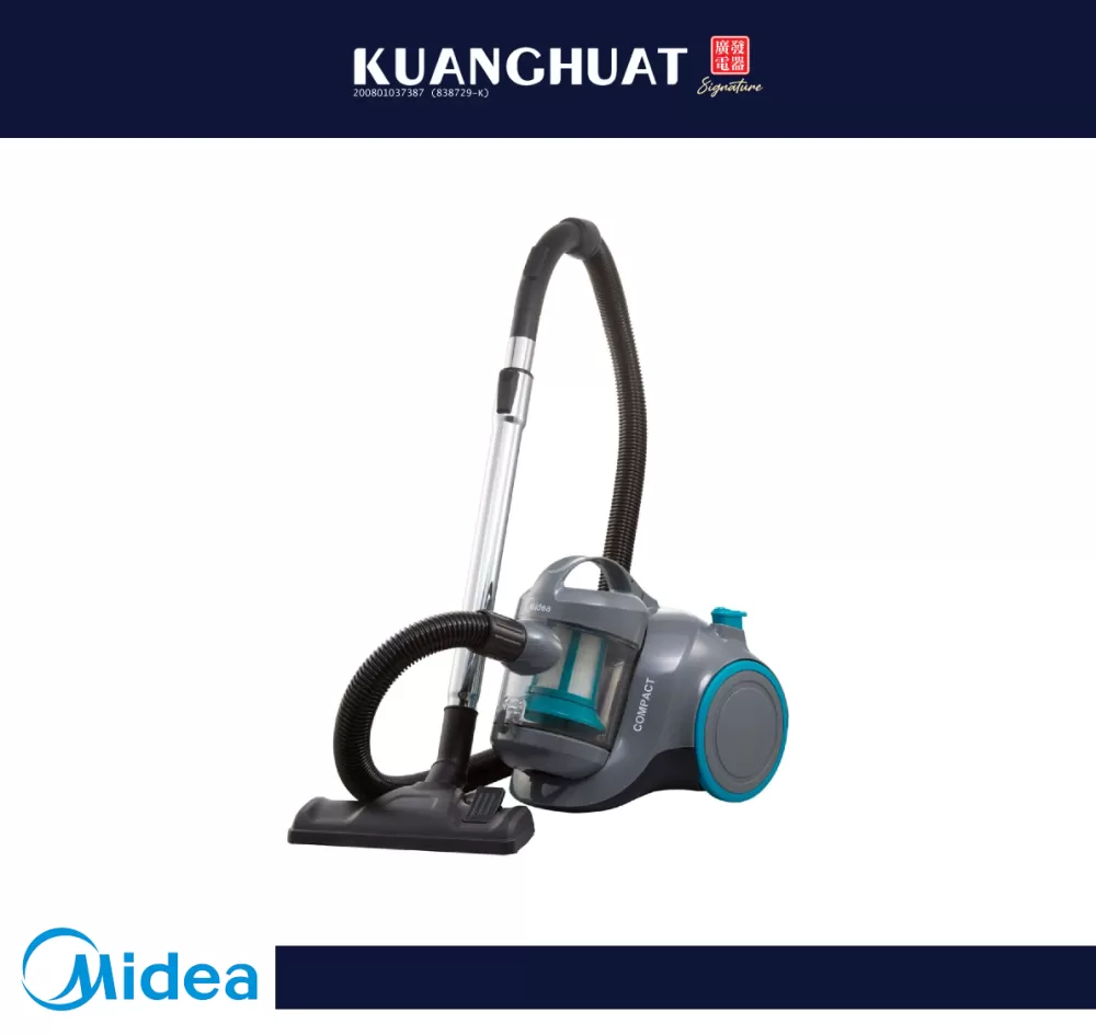 [PRE-ORDER 7 DAYS] MIDEA Canister Bagless Vacuum Cleaner with HEPA Filter (1000W) MVC-V12K-GR