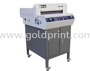 GP450V series Paper Cutter/Blinder Printing Equipments And NameCard Slitter Singapore Supply Suppliers | Goldprint Enterprise Pte Ltd