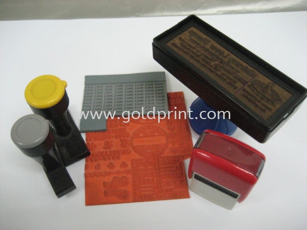 Rubber Stamps By Laser Samples Rubber Stamp, Seal n Signcarft Machine Singapore Supply Suppliers | Goldprint Enterprise Pte Ltd