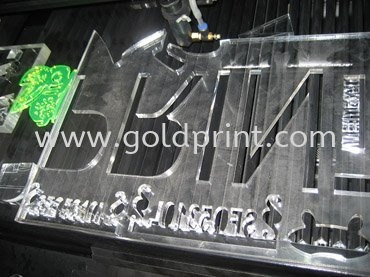 Acrylic Cutting Samples Laser Engraving n Cutting Machine Singapore Supply Suppliers | Goldprint Enterprise Pte Ltd