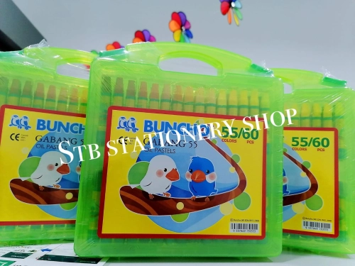 Buncho 55colors 60pcs Gabang Oil Pastels