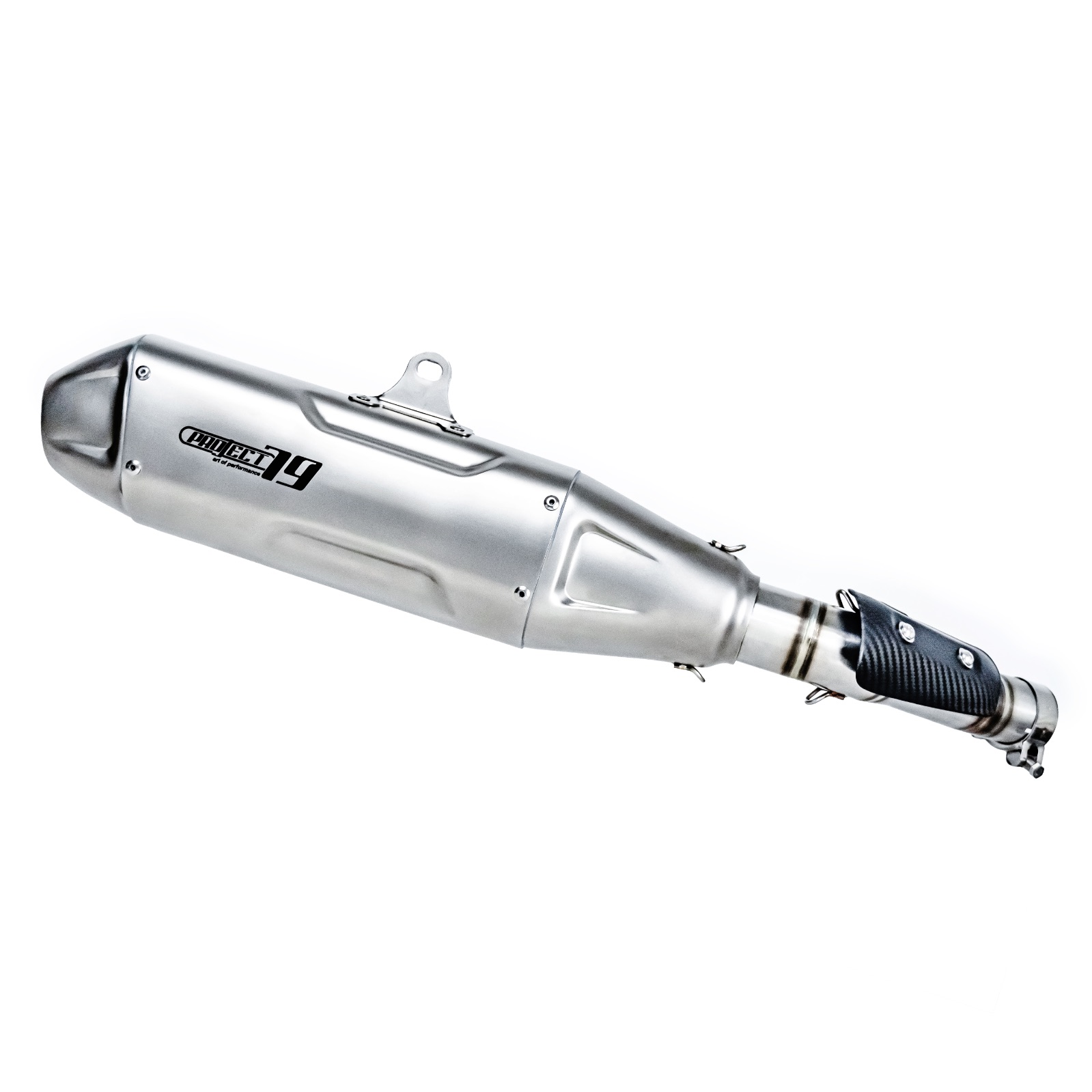 Project79 Stainless Steel Slip On Exhaust System QPLY04 + QPM28SV for Yamaha Tenere 700