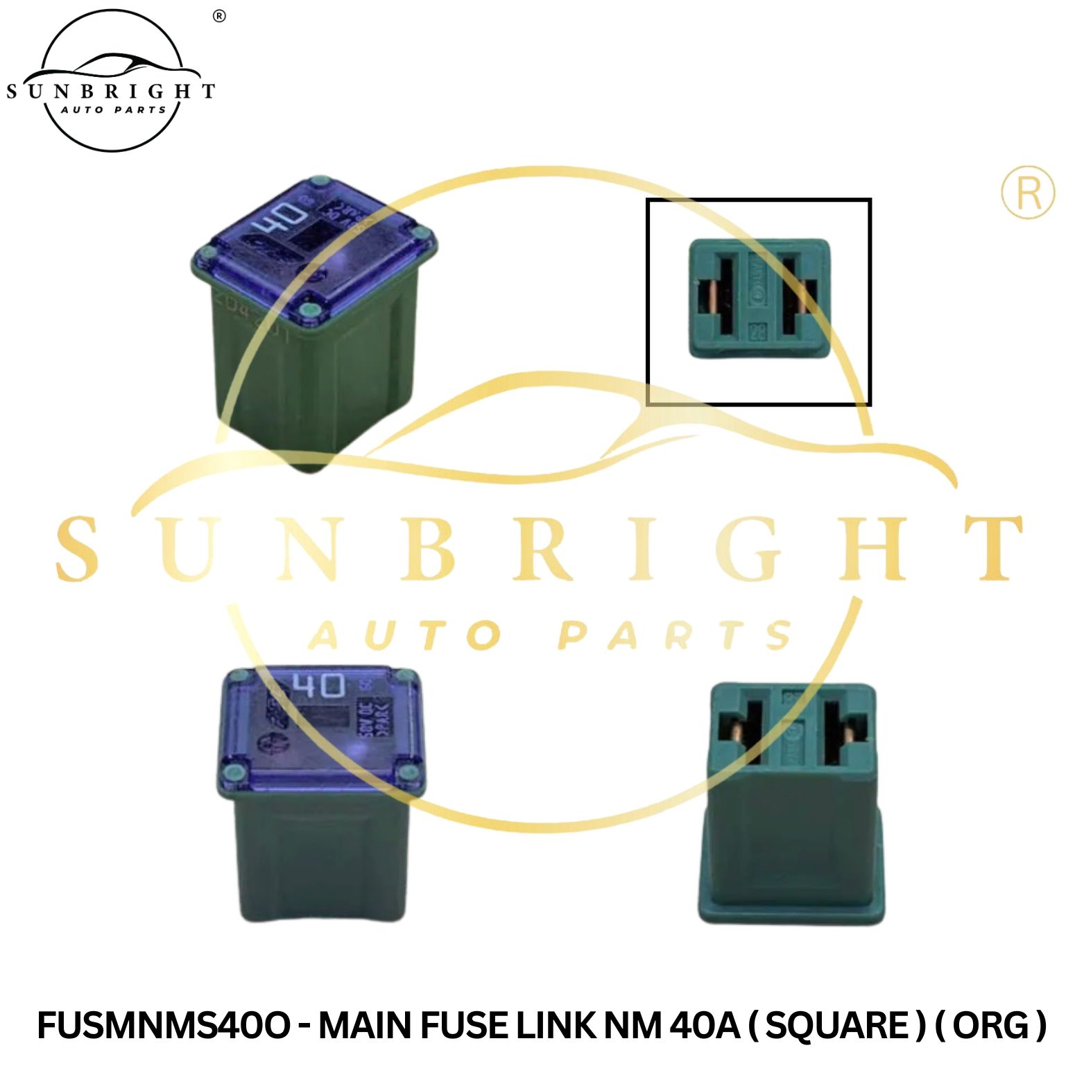 FUSMNMS40O - MAIN FUSE LINK NM 40A ( SQUARE ) ( ORG )