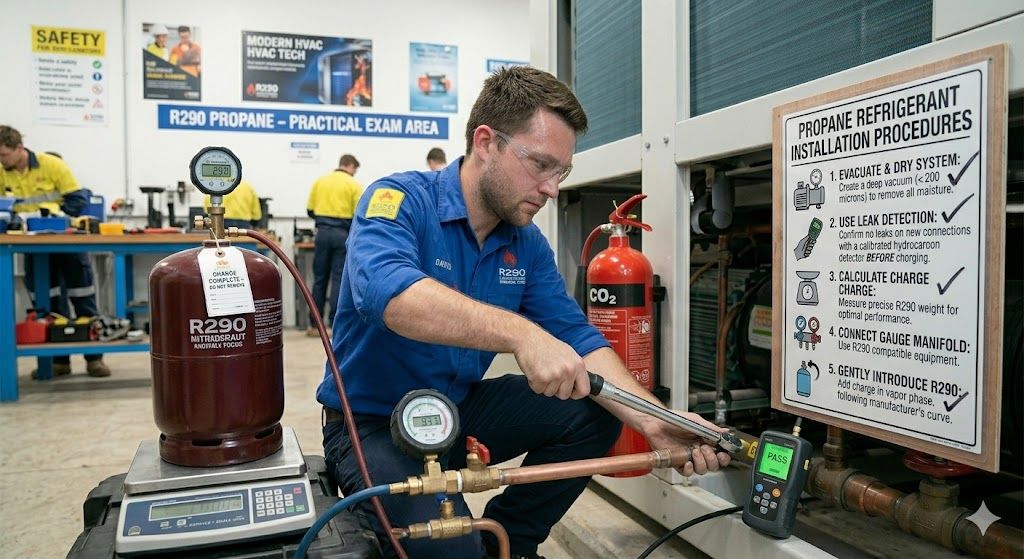 propane refrigerant servicing procedures